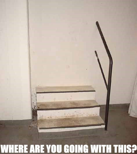 Where stairs